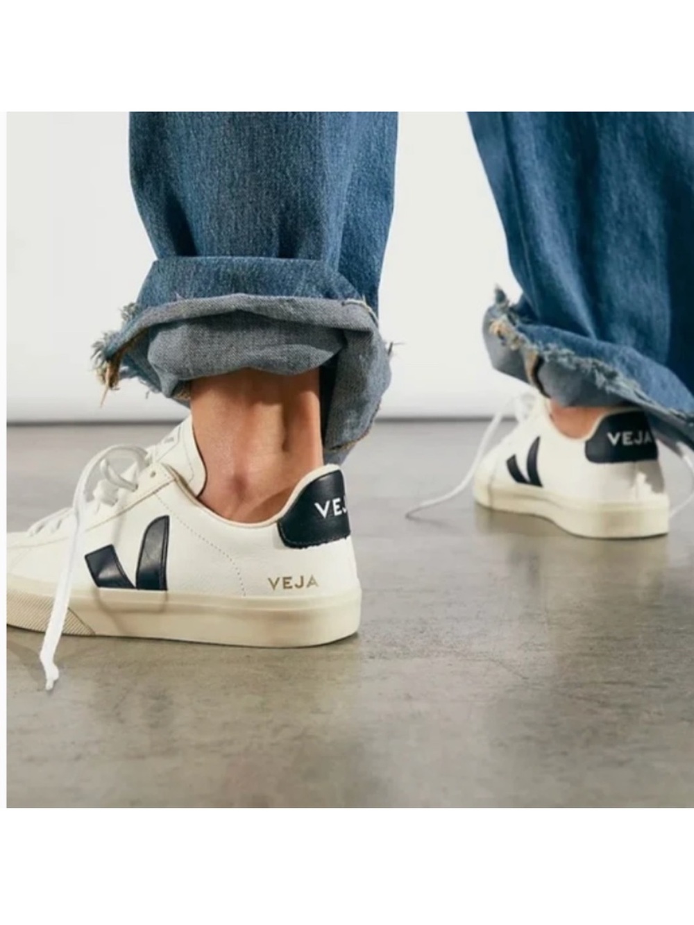 Veja Campo Black And White Sneakers